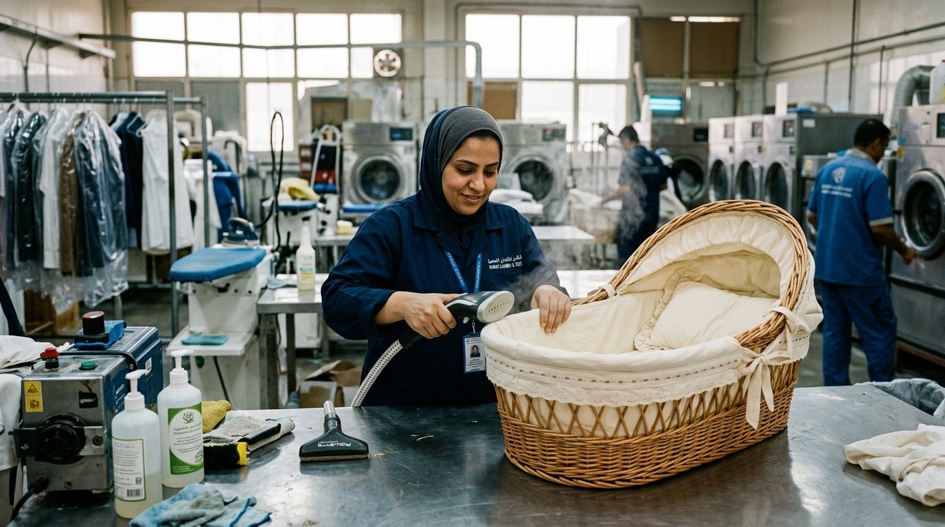 تنظيف وغسيل ستائر المطبخ والصالات من بقع الشحوم والزيوت وأقمشة الشيفون والكتان بالكويت